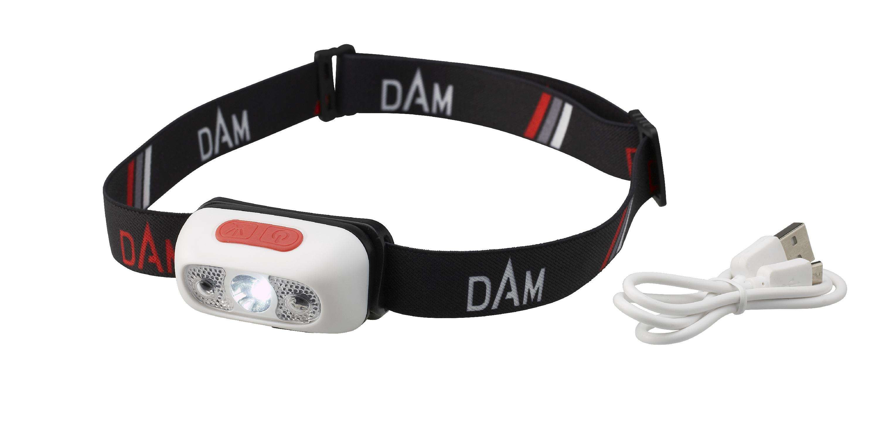 Lampka czołowa DAM USB Sensor