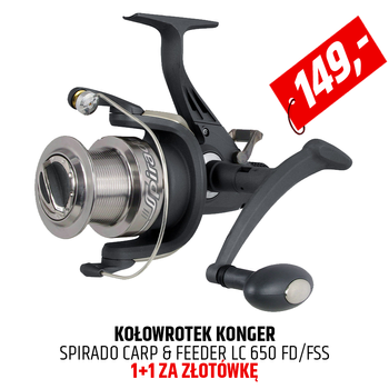 Kołowrotek Konger Spirado Carp Feeder LC