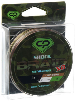 Plecionka Flagman Diamond Shock Braid 0.20mm 30kg 50m Camo Brown
