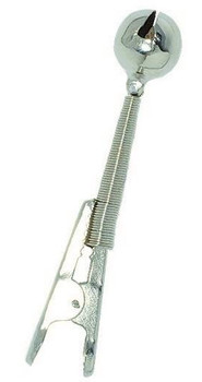 Dzwonek pojedynczy niklowany Robinson