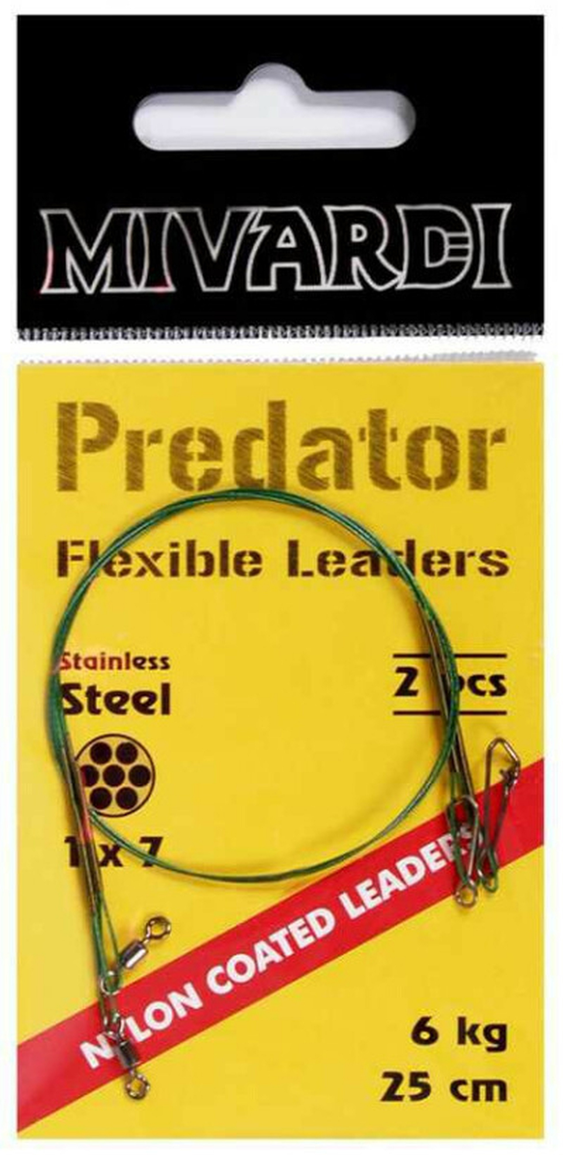 Przypon z krętlikiem i agrafką Mivardi Predator