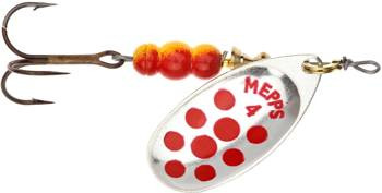 Obrotówka Mepps Aglia Decoree Sreb/Czerw