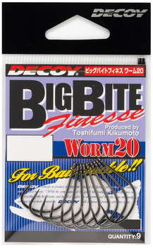 Hak spinningowy Decoy Worm 20 BIG BITE FINESSE