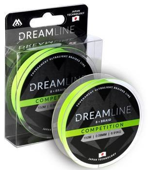 Plecionka - Dreamline Competition - 0.16mm/15.54kg/150m - FLUO ZIELONA