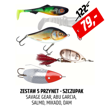 Zestaw przynęt szczupakowych Mix