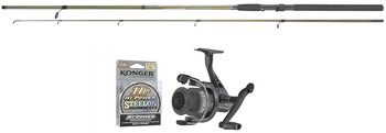 Zestaw wędka, kołowrotek, żyłka Konger Corral Spin