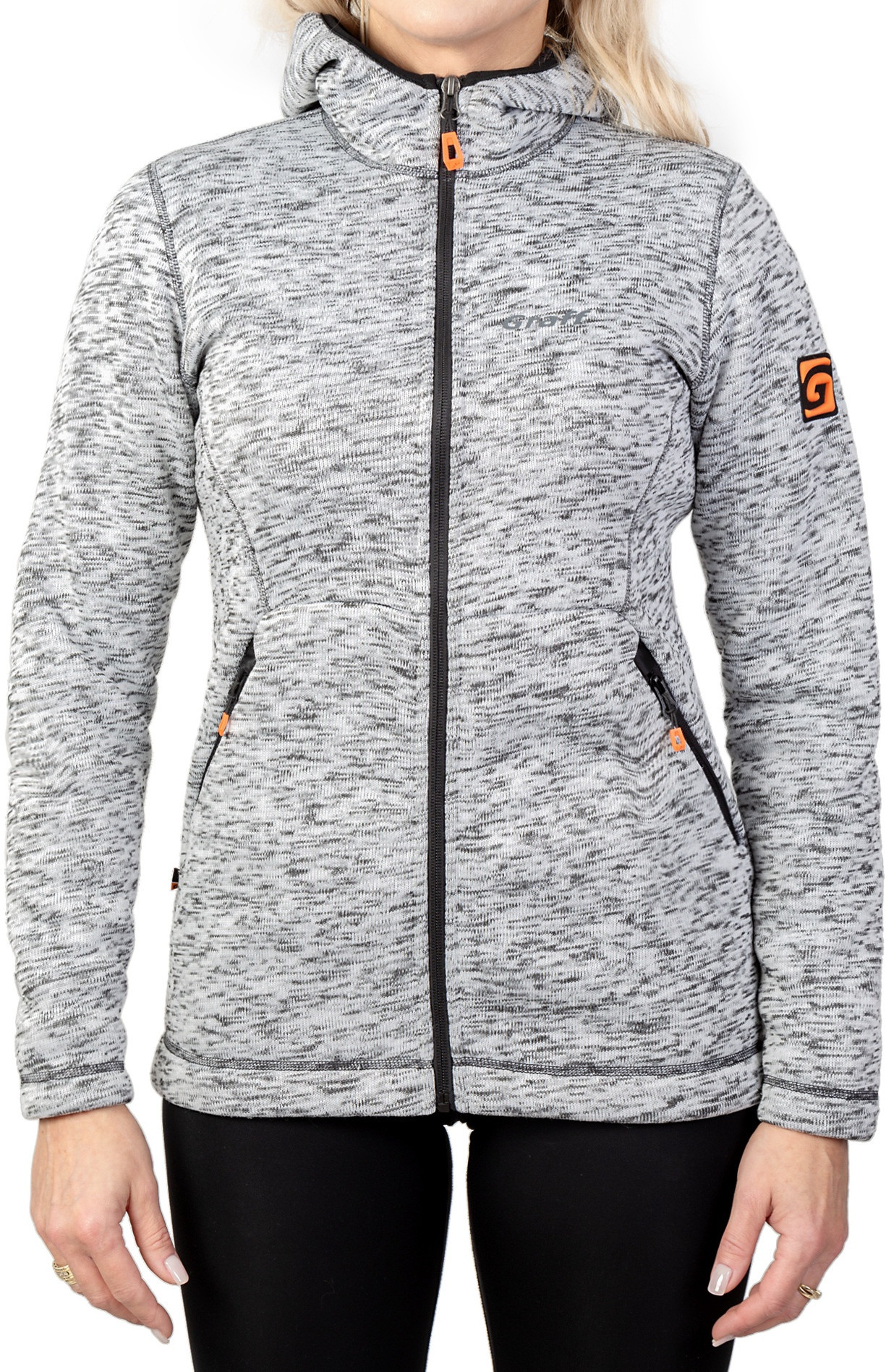 Ciepła bluza damska z kapturem Graff 229-BL-8-D