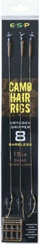 Przypon karpiowy ESP Camo Hair Rig Gripper BB