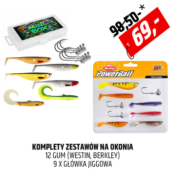 2 zestawy okoniowe MINI BOX PERCH