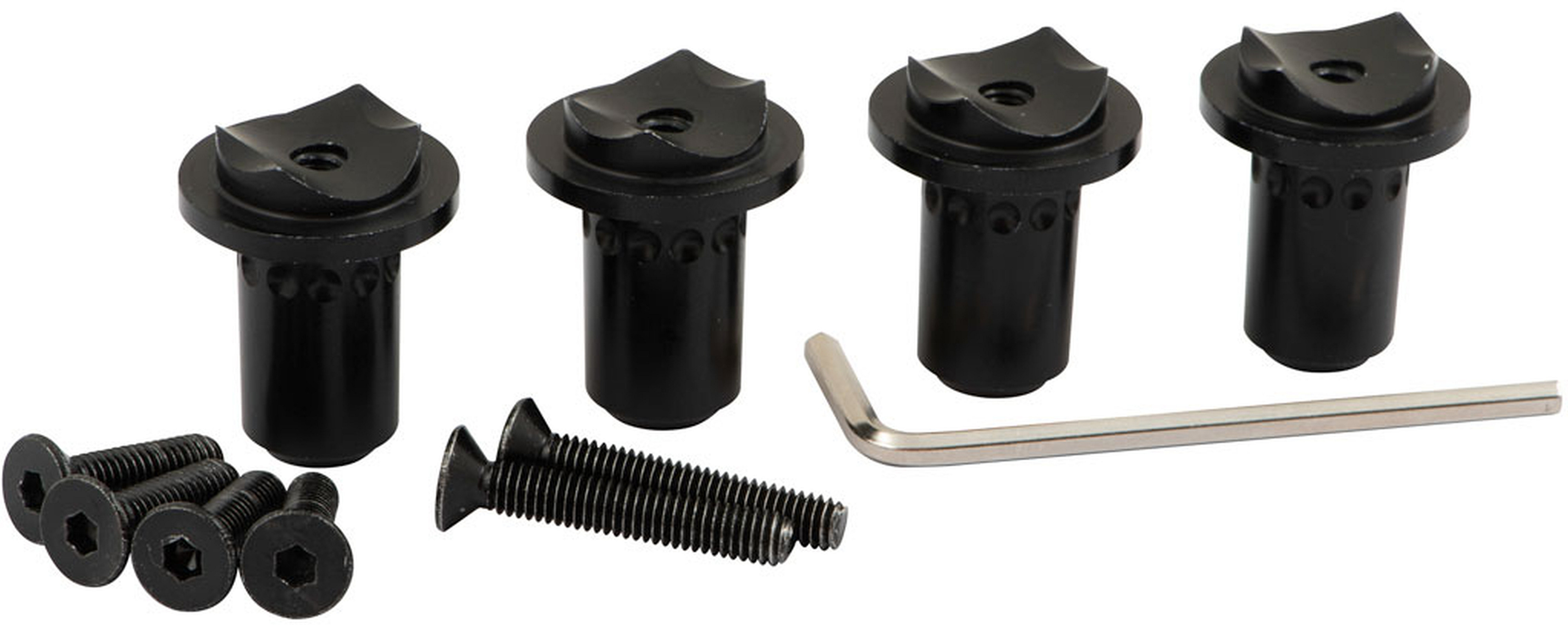 Wkręty do buzzerbarów z kluczem Fox Black Label QR Conversion Kit