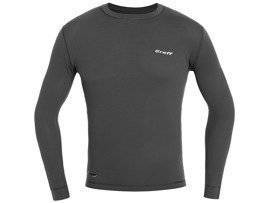 Koszulka termoaktywna męska z długim rękawem Graff 911-2 Ciemny grafit