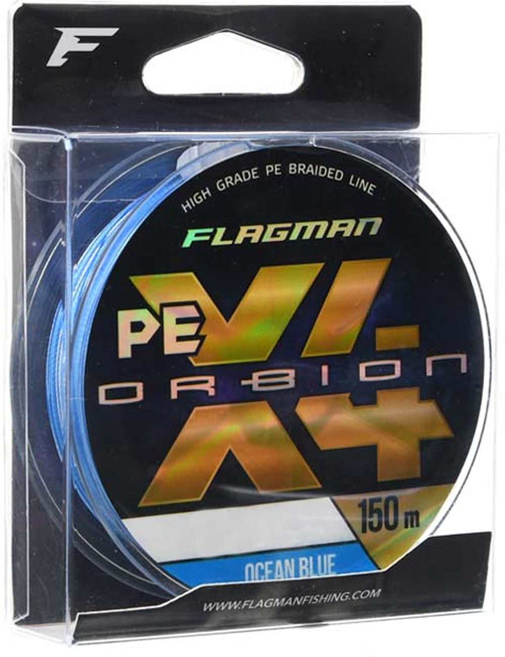 Plecionka Flagman Braid Orbion Pe X-4 0.14mm 17kg 150m Ocean Blue