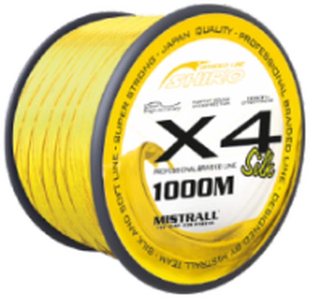 Plecionka Mistrall Shiro Silk X4 Fluo