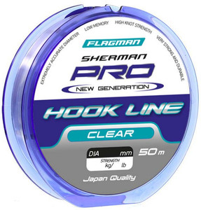 Żyłka Flagman Sherman Pro Hook Line 0.105mm 1.03kg 50m Clear