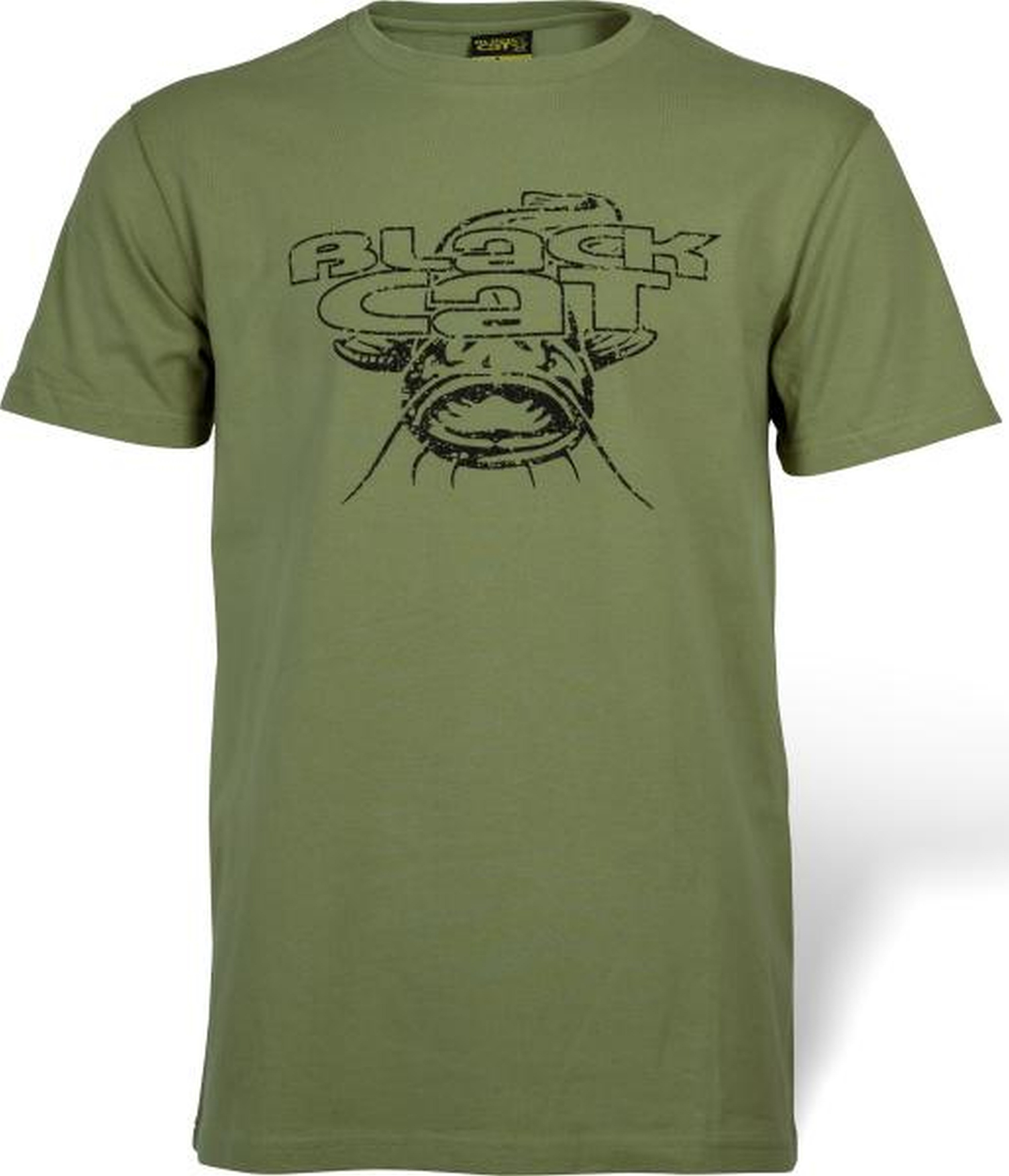 T-shirt Black Cat Military