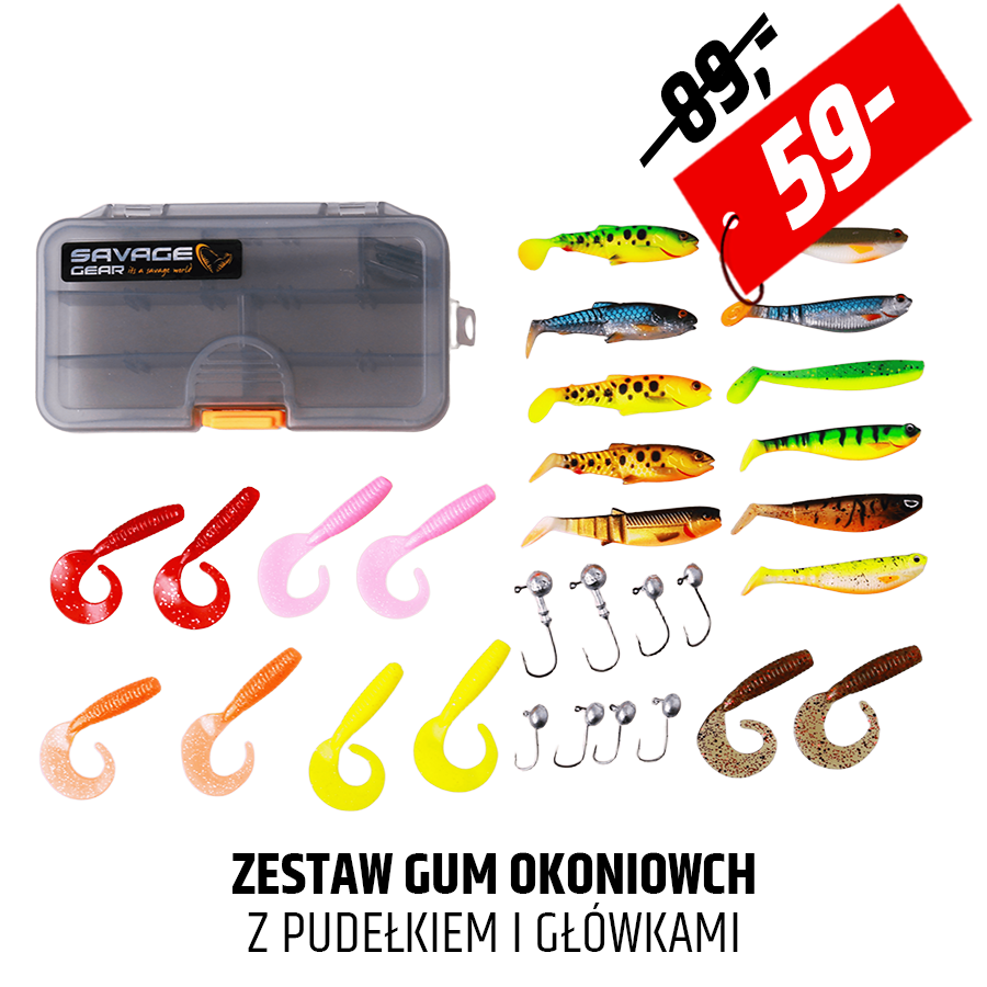 Zestaw gum okoniowych PERCH