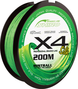 Plecionka Mistrall Shiro Silk X4 Green