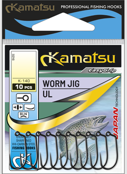 Haczyki Kamatsu Worm Jig UL