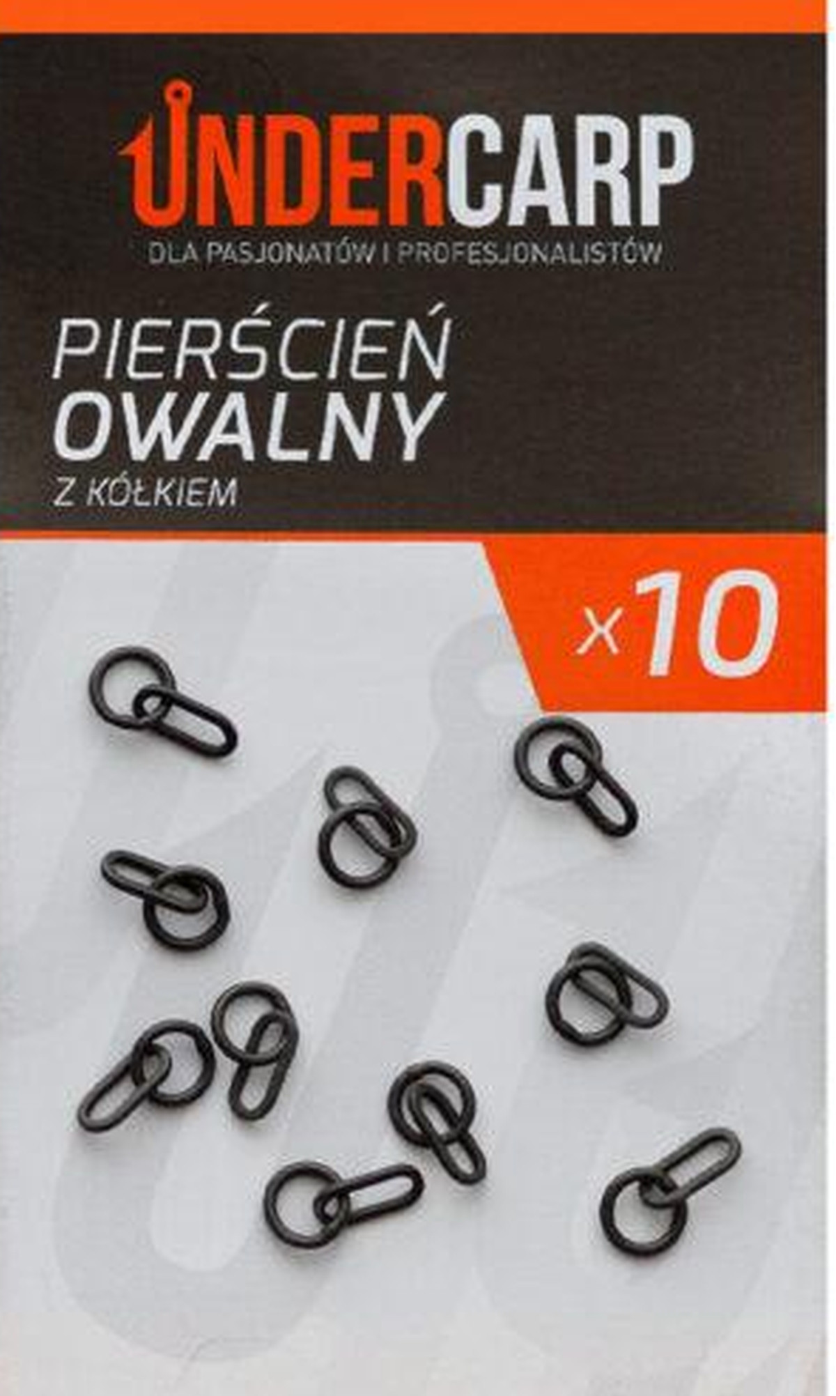Pierścień owalny z kółkiem Undercarp