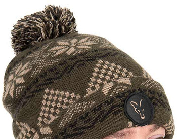 Czapka zimowa FOX Carp Festive Bobble