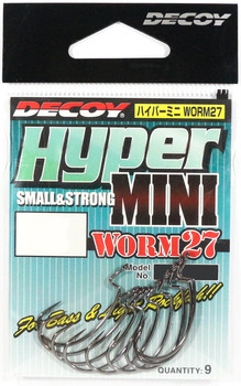 Hak spinningowy Decoy Worm 27 HYPER MINI