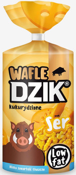 Dzik Wafle Kukurydziane Low Fat Ser