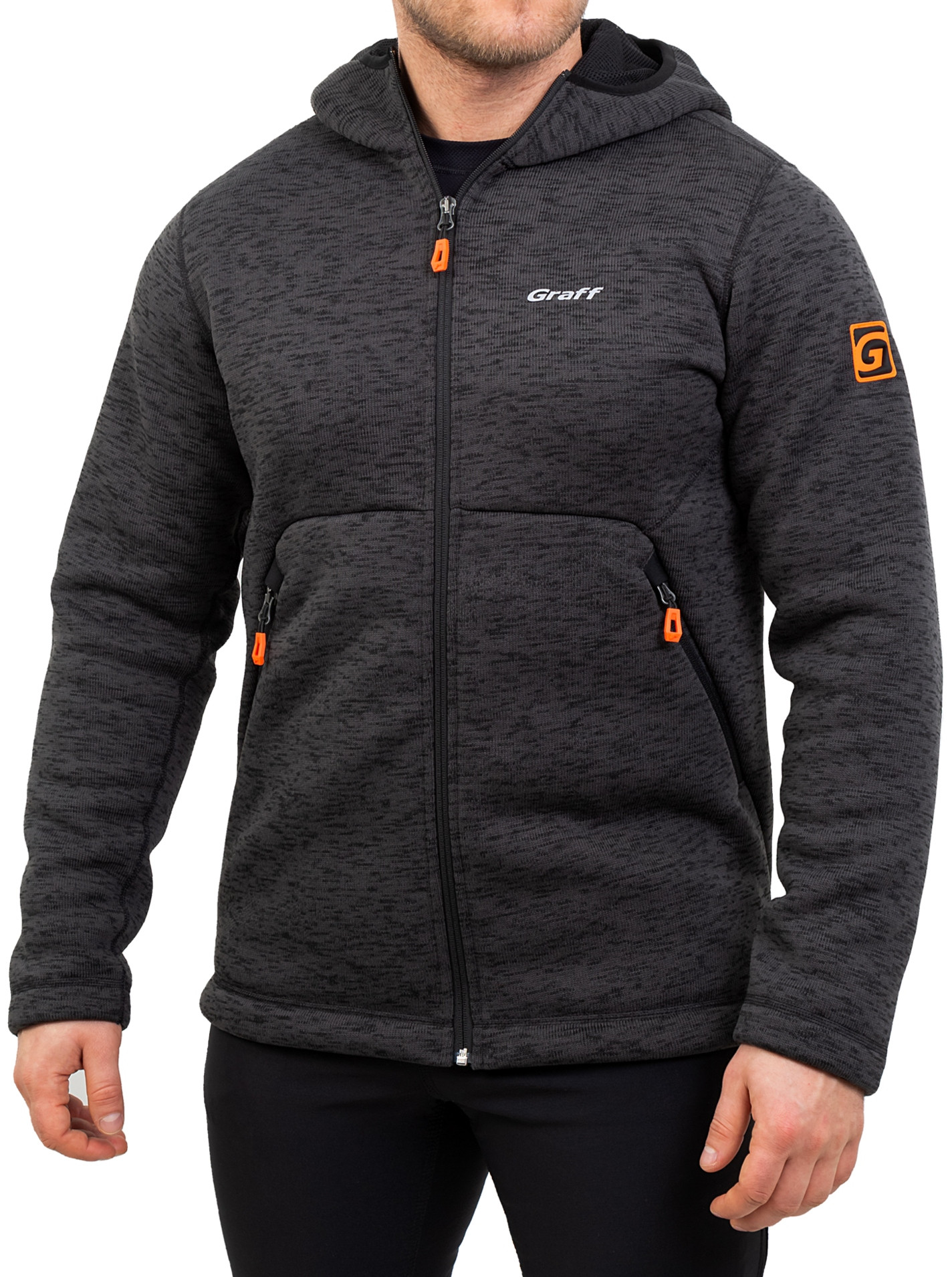 Ciepła bluza z kapturem Graff 229-BL-2