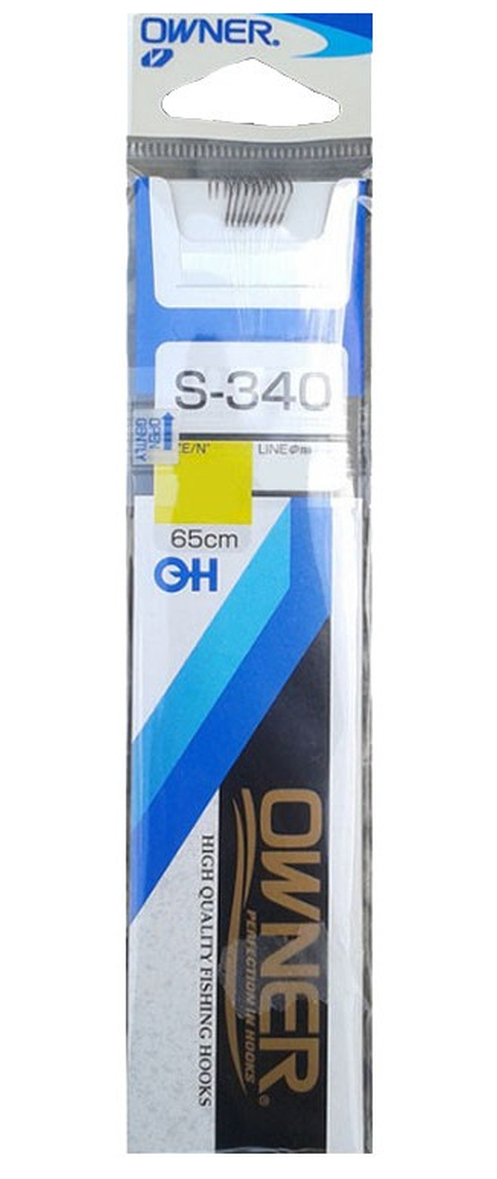 Haczyki Owner Chinta ciemnostalowy nr 6 z przyponem 0,18 mm