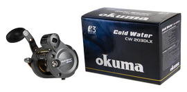 Multiplikator z licznikiem Okuma Cold Water LX Line counter 2+1bb Leworęczny