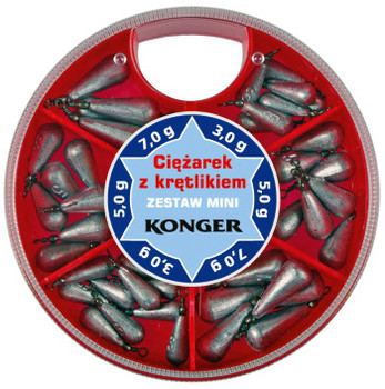 Ciężarek z krętlikiem Konger Zestaw Mini