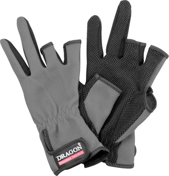 Rękawiczki Antypoślizgowe Dragon 3-finger cut szare