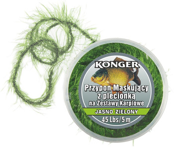 Przypon maskujący z plecionką Konger