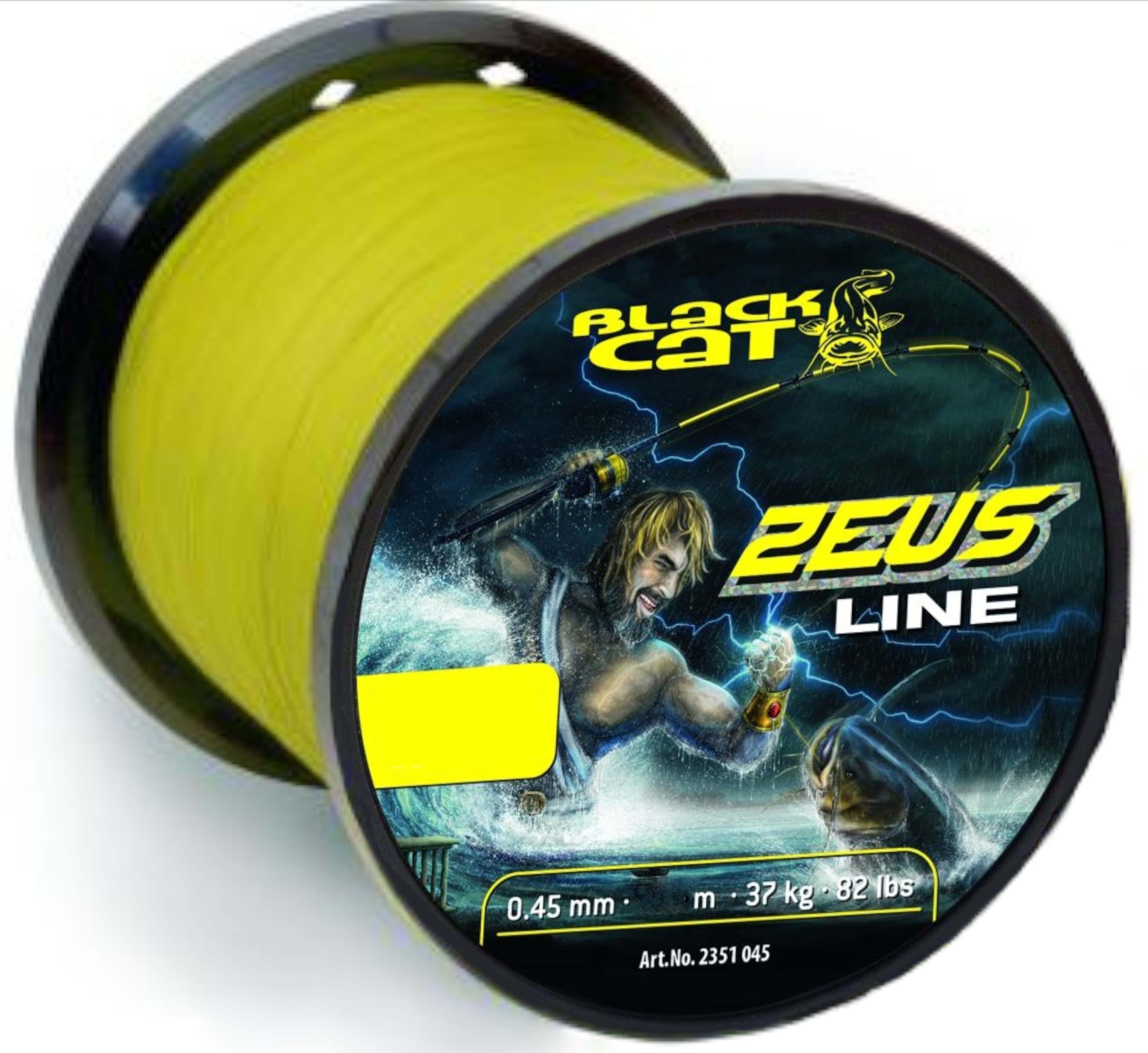 Black Cat Zeus Line G2 – Grüne Geflochtene Angelschnur, Neu Und Originalverpackt