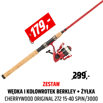 Zestaw wędka i kołowrotek Berkley Cherrywood Original