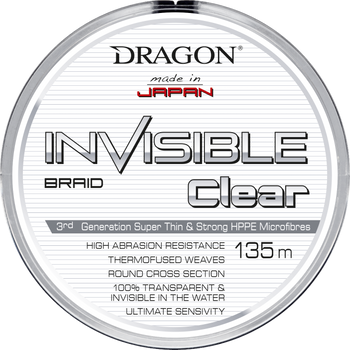 Dragon Invisible CLEAR Momoi 0.14mm 12.9kg - plecionka wędkarska