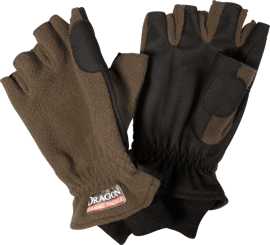 Rękawiczki Polar/Nubuk Dragon 5-finger cut brązowe