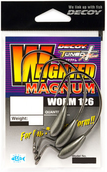 Hak spinningowy Decoy Worm 126 WEIGHTED MAGNUM