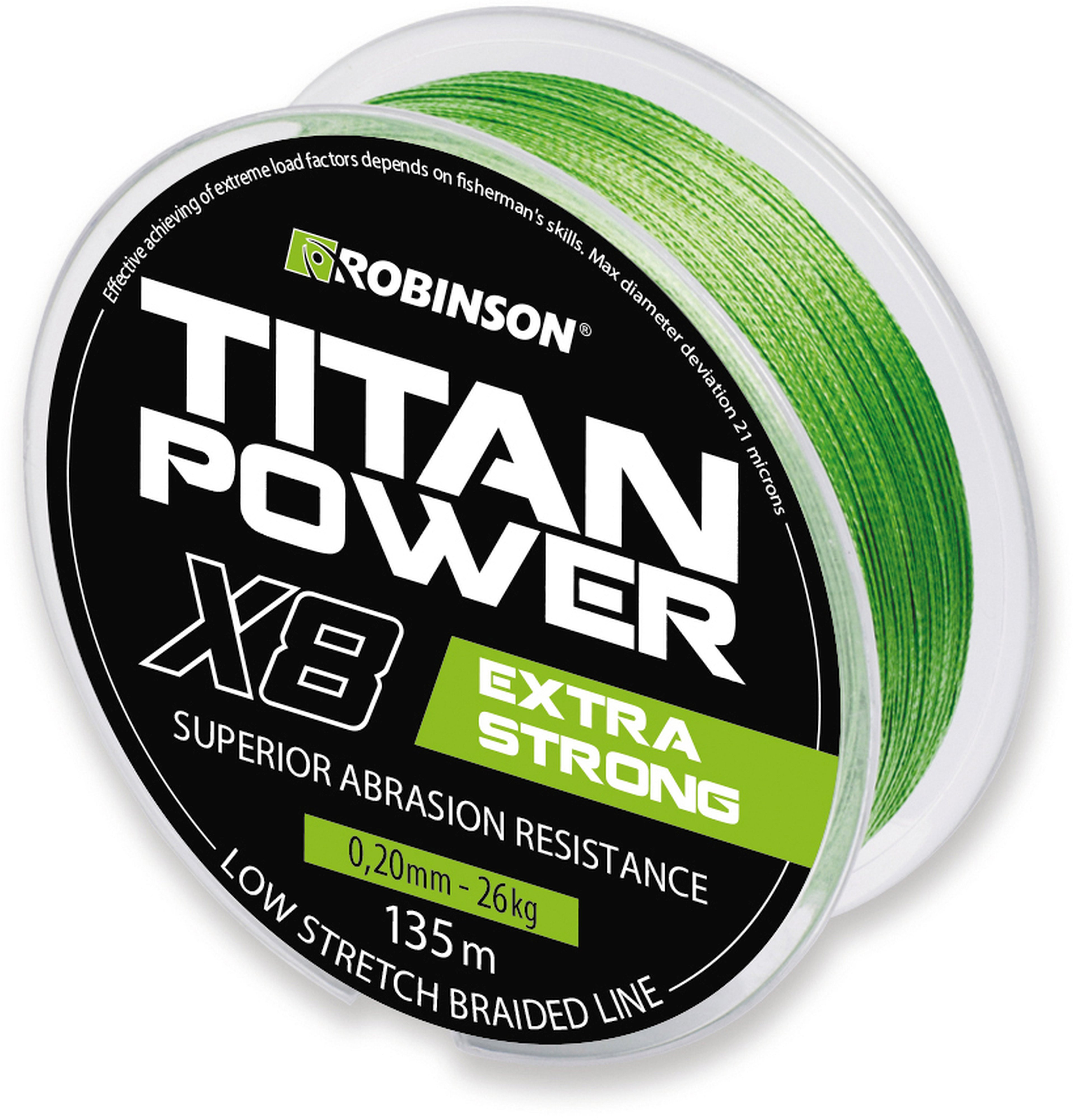 Plecionka Robinson Titan Power X8