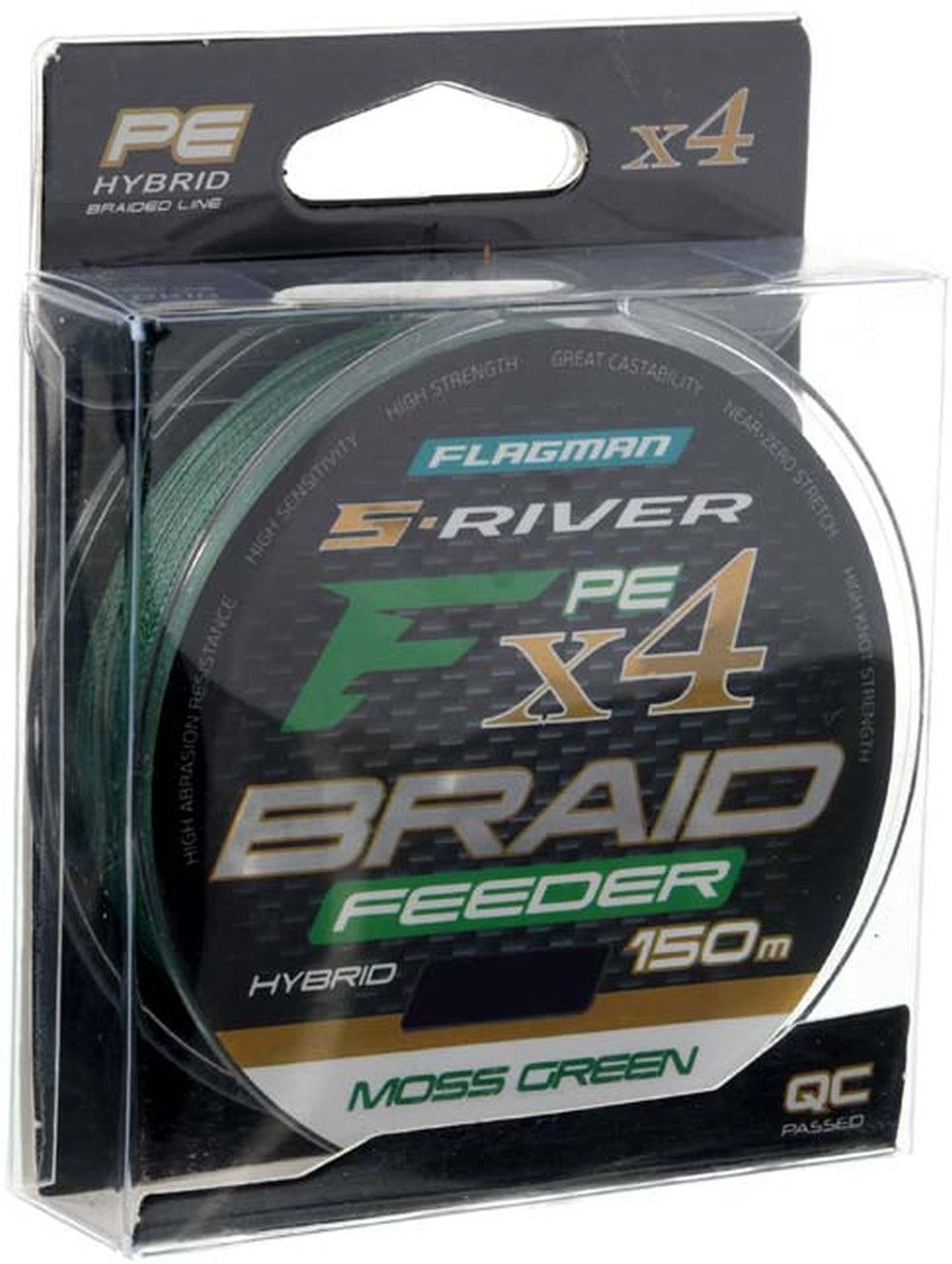 Plecionka Flagman S-River Pe Braid Hybrid F4 Feeder  0.20mm 26kg 150