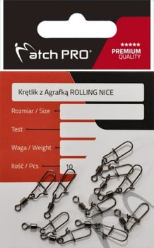 Agrafka z krętlikiem Mpro Rolling Nice