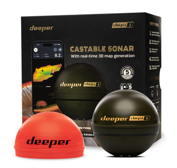 Echosonda wyrzutowa Deeper Chirp+3 3D z GPS
