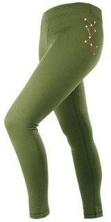 Legginsy termoaktywne damskie Graff 900-D Oliwka