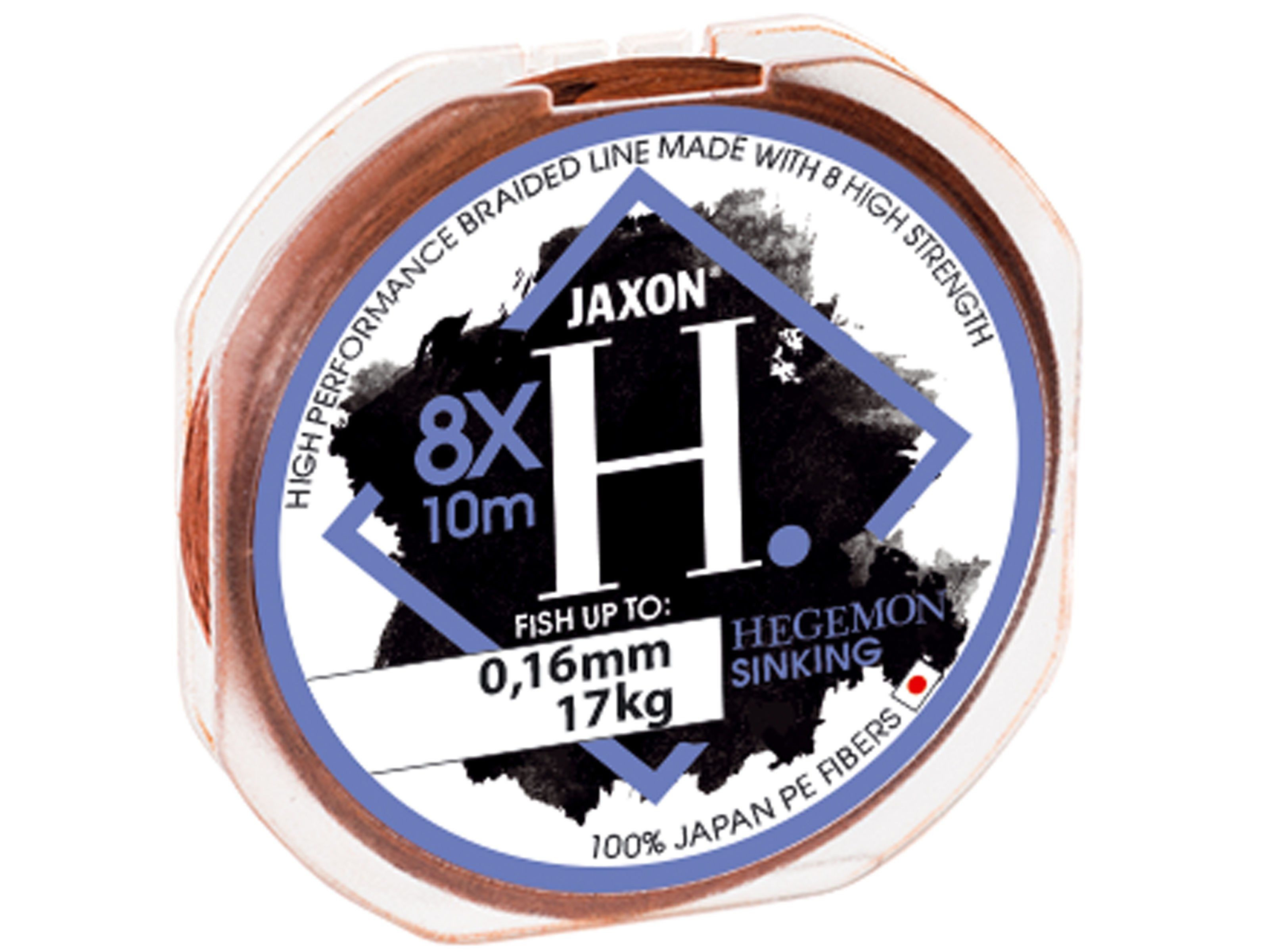 Plecionka tonąca 8x Jaxon Hegemon Sinking 0,08-0,20mm 10m