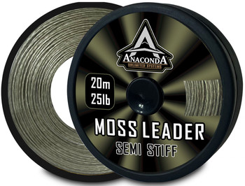 Materiał przyponowy Anaconda Semi Stiff Moss Leader