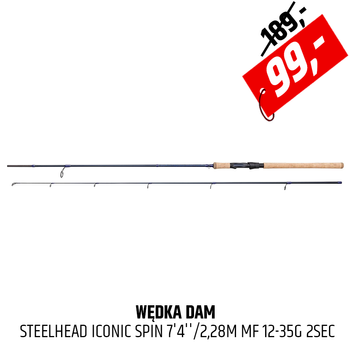 Wędka DAM Steelhead Iconic Spin