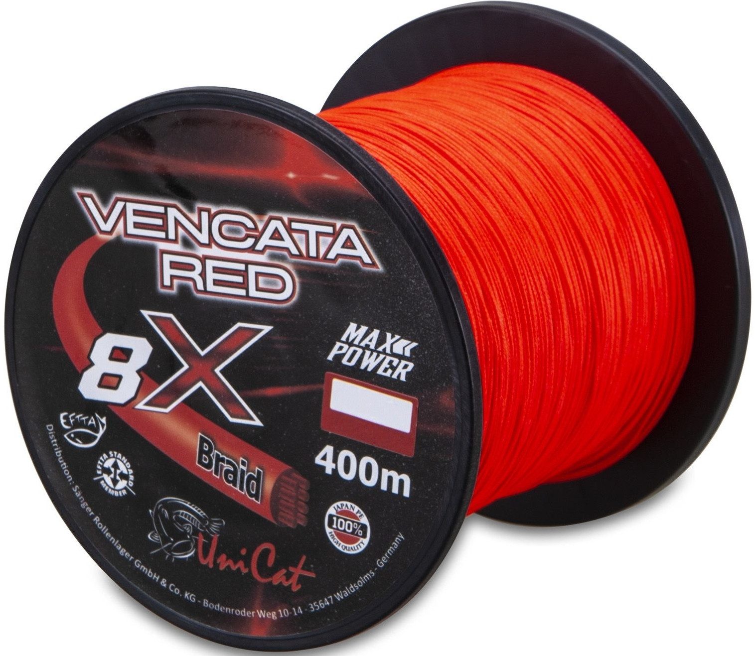 Plecionka Uni Cat 8X Vencata Red