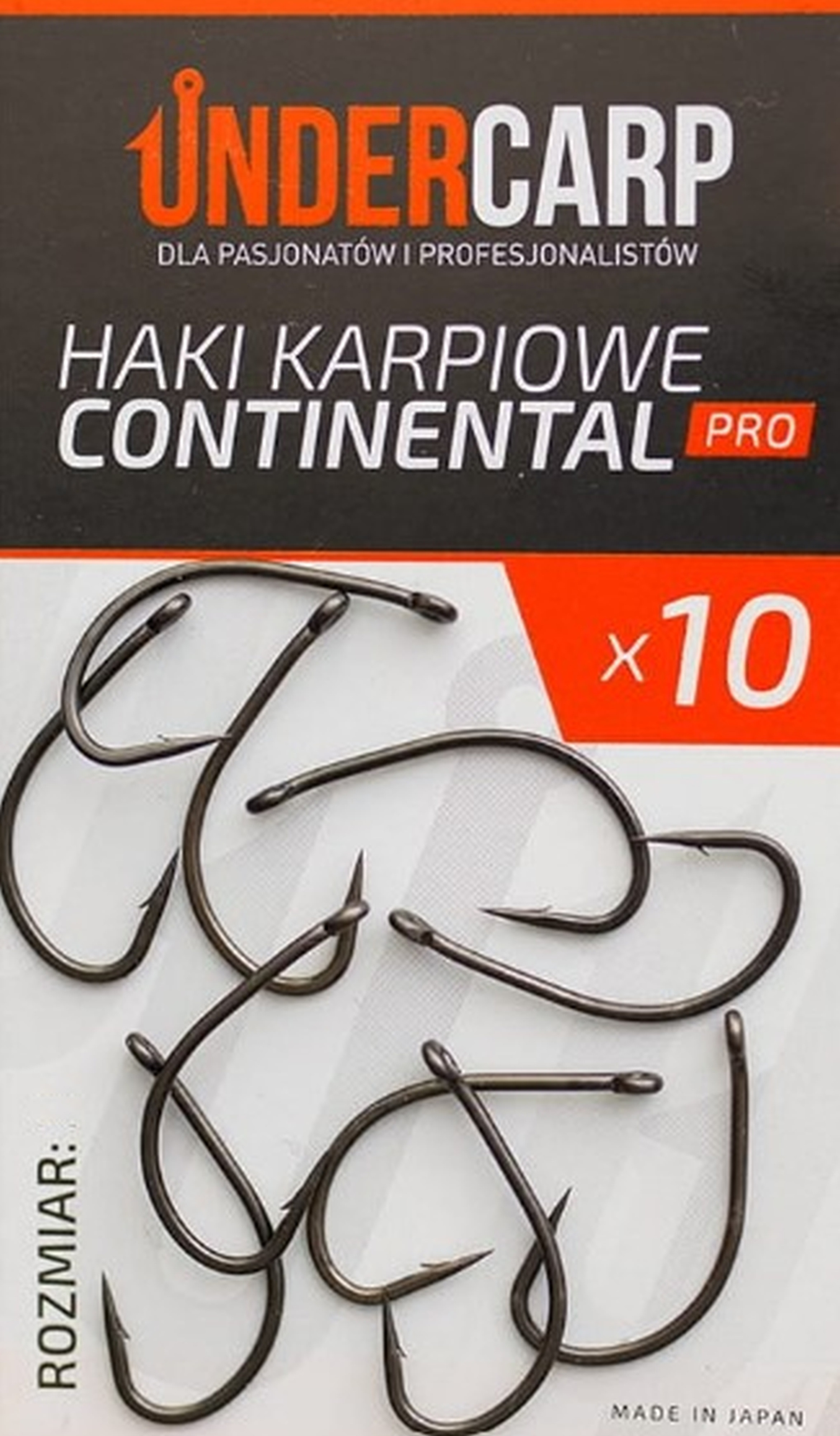 Hak karpiowy Undercarp Continental Pro