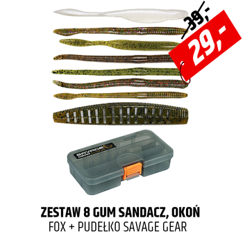 Zestaw gum na okonie i sandacze nr 09