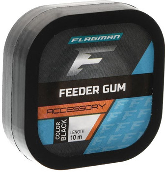 Amortyzator Flagman Feeder Gum 1mm 10m Black
