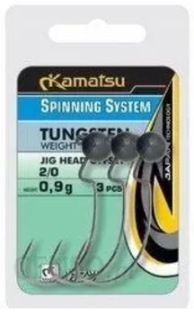 Główki jigowe wolframowe Kamatsu Offset